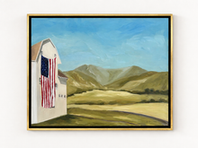 Load image into Gallery viewer, "Americana Skies at McPolin Barn" 11" x 14" oil
