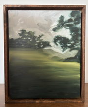 Load image into Gallery viewer, &quot;Life Goes by in the yellow and green&quot; 8&quot;x10&quot; oil
