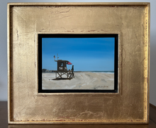 Load image into Gallery viewer, &quot;Newport Lifeguard Tower&quot; 5&quot; x 7&quot; oil
