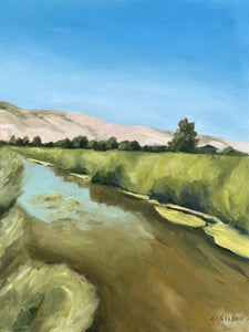 "Hoytsville" 9" x 12" oil painting