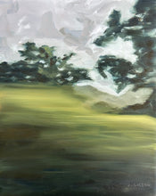 Load image into Gallery viewer, &quot;Life Goes by in the yellow and green&quot; 8&quot;x10&quot; oil
