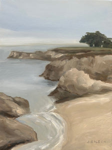 "Lover's Point" 6" x 8" oil