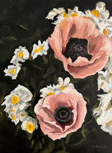 "Princess Poppies" 12"x16" oil