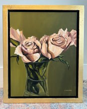 Load image into Gallery viewer, &quot;Twin Roses&quot; 12&quot;x16&quot; oil on panel
