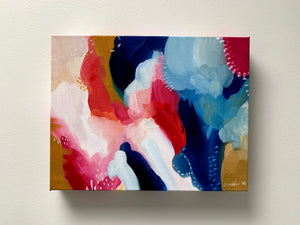 11" x 14" "Flower Petals" oil on gallery wrapped canvas
