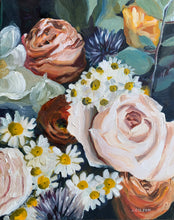 Load image into Gallery viewer, &quot;Cover Me in Daisies&quot; 8&quot;x10&quot; oil
